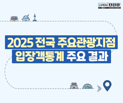 2025년 주요관광지점 입장객통계 주요 결과